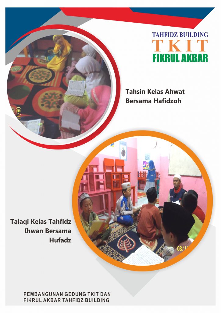 Pelatihan Kelas Tahsin Ahwat bersama Hafidzoh dan Kelas Tahfidz Ihwan Dibimbing Para Hufadz Building TKIT Fikrul Akbar