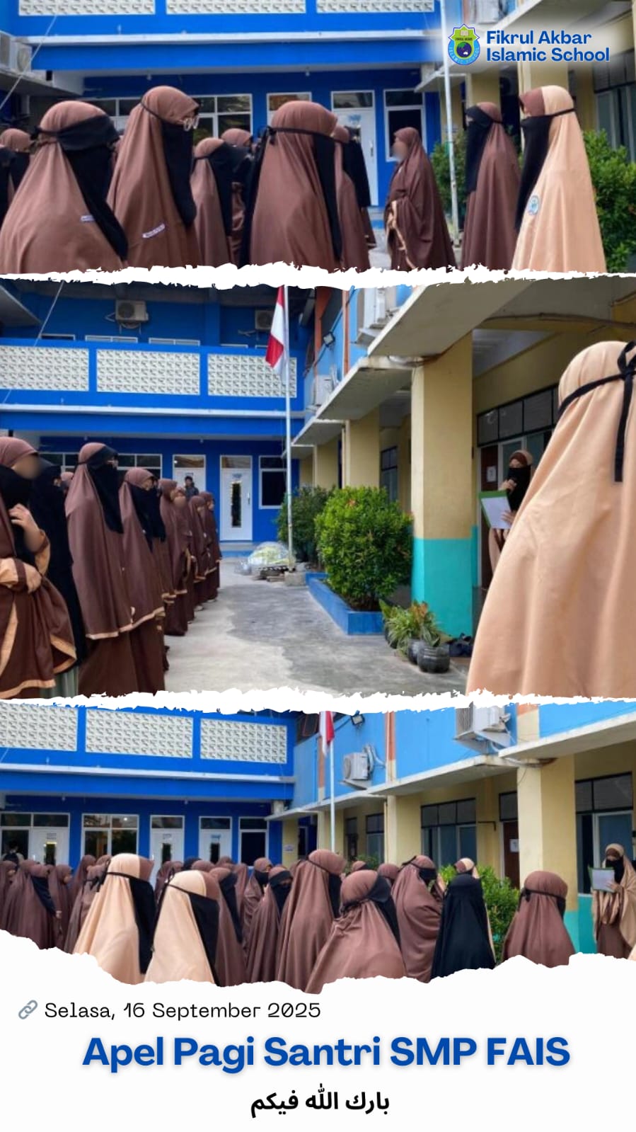 SMA FIKRUL AKBAR ISLAMIC SCHOOL MEMBANGUN SISWA BERPRESTASI  YANG BERAKHLAK AL-QUR’AN DAN ASSUNAH