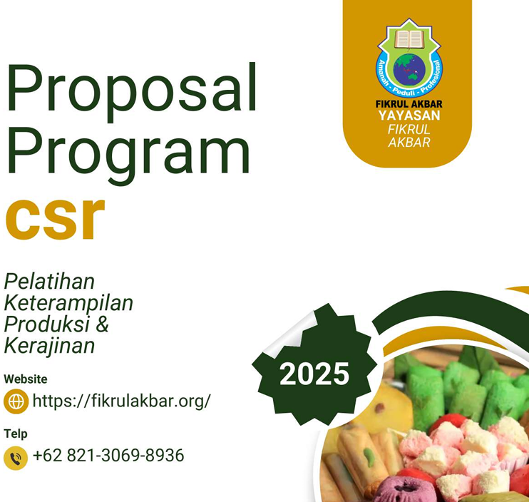 DIVISI PELATIHAN YAYASAN FIKRUL AKBAR MEMBUKA PELATIHAN PRODUKSI DAN KERAJINAN