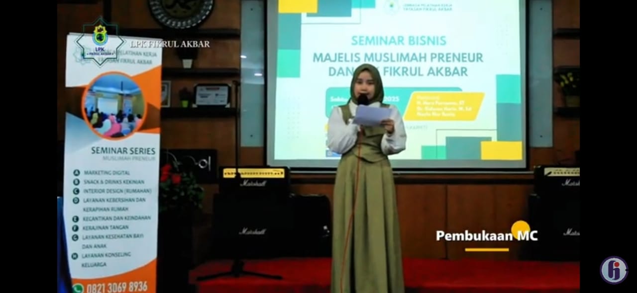 KREATIFITAS DAN ETIKA BISNIS MUSLIMAH DI ERADIGITAL (SEMINAR BISNIS SERIES ,Bag.1)