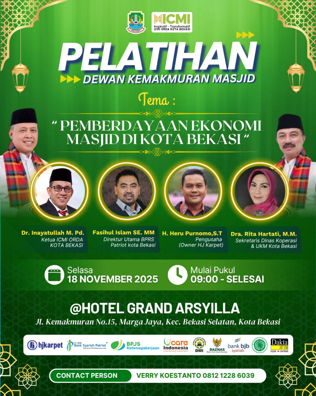 PEMBERDAYAAN EKONOMI MASJID DI KOTA BEKASI BERSAMA PEMBINA YAYASAN FIKRUL AKBAR